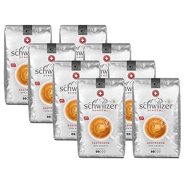 Schwiizer Schüümli Gastronom, 1000g ganze Bohne 8er Pack