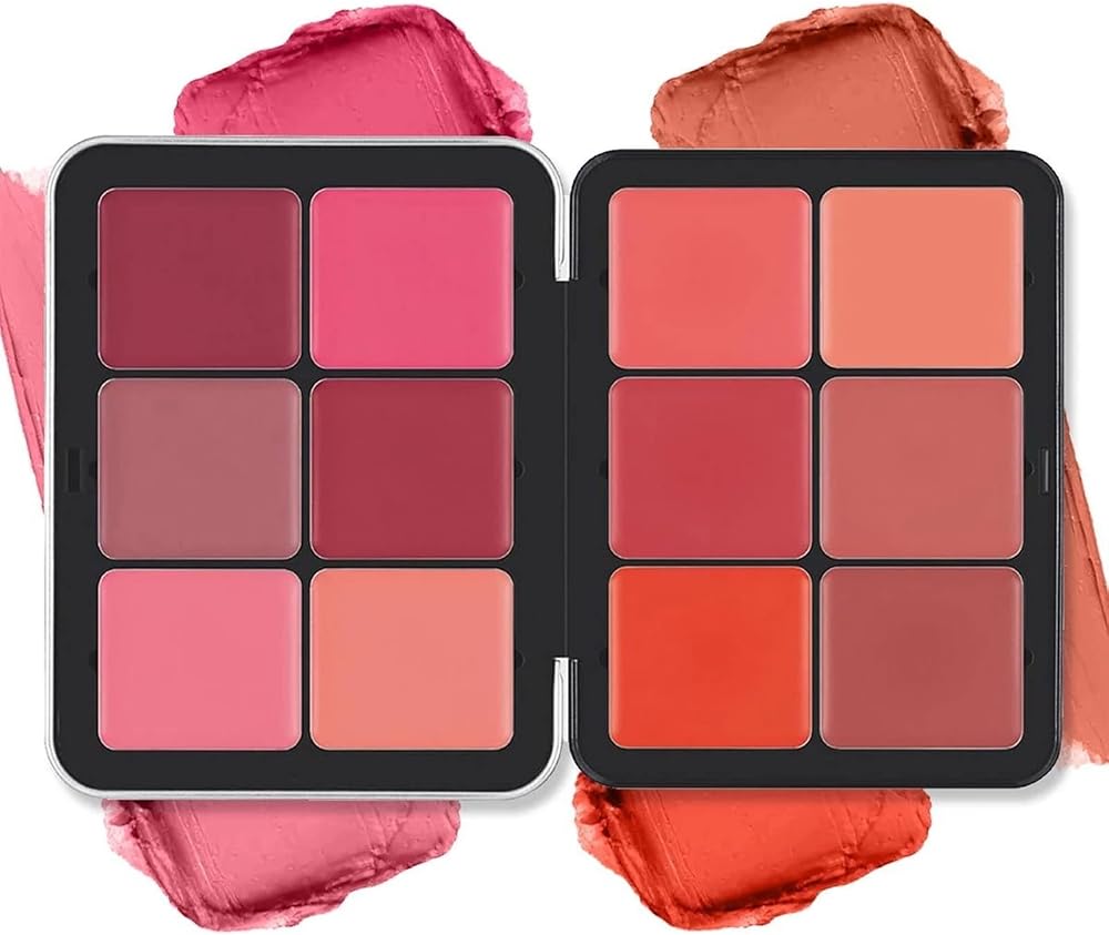 BSMKCL 12 Color Blush Palette Matte Finish Cruelty-Free Face Makeup Highlighter