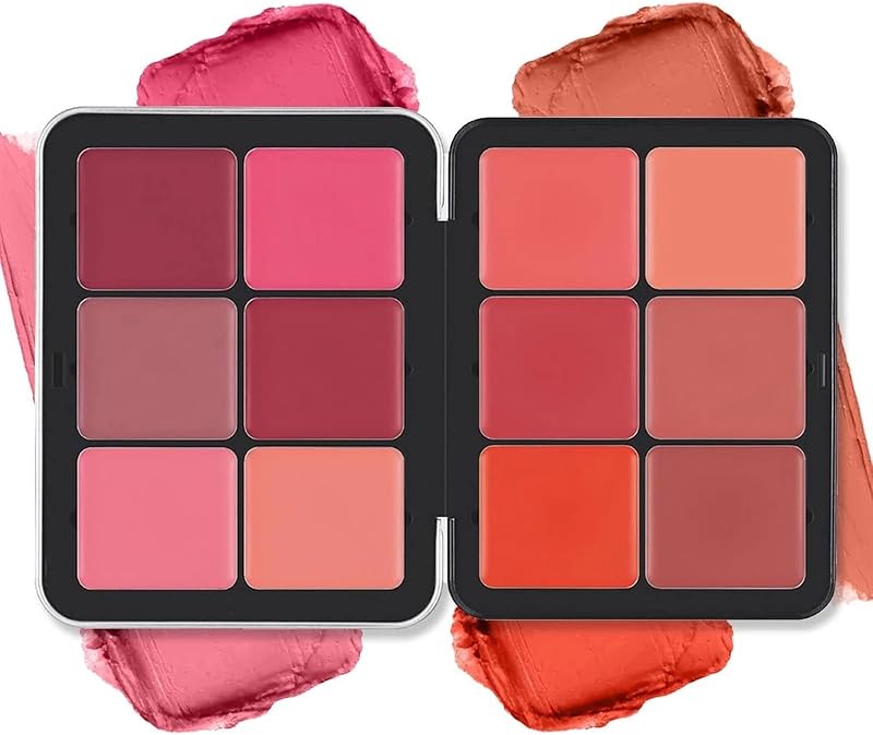 BSMKCL 12 Color Blush Palette Matte Finish Cruelty-Free Face Makeup Highlighter