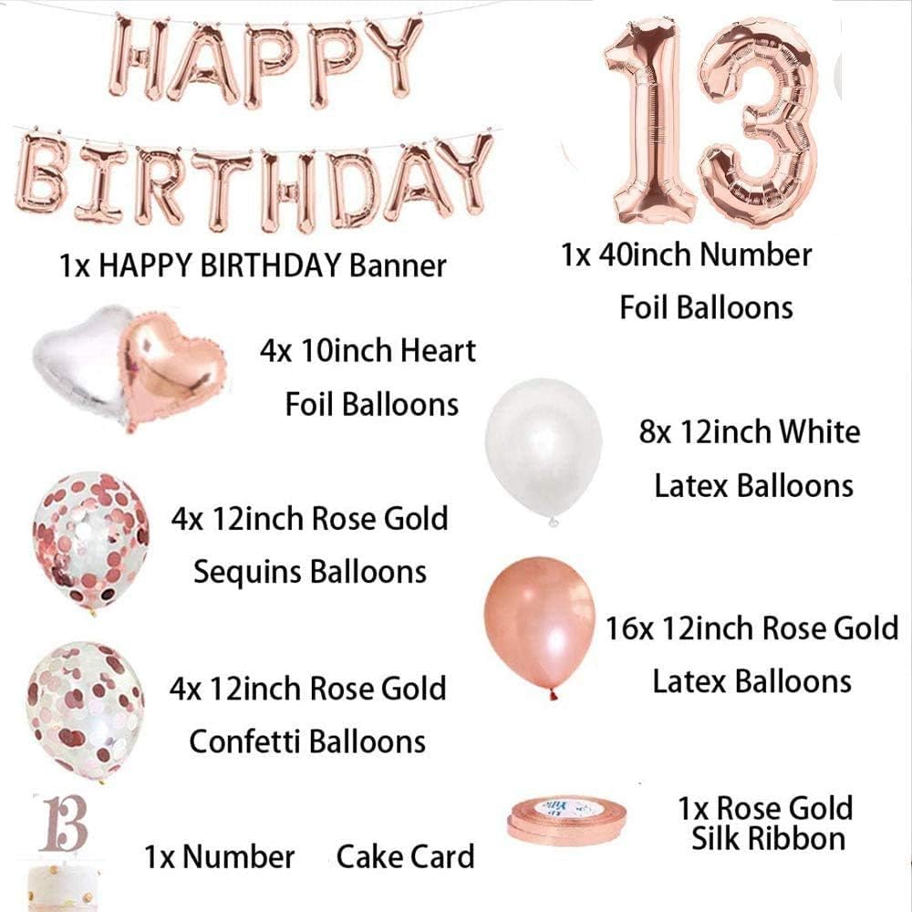 Or Rose Banniere Happy Birthday Decoration Danniversaire Ballons Or Rose 13 Ans 13e Anniversaire Pour Fille Decorations Et Accessoires De Fetes Fournitures De Loisirs Creatifs Safeguardsoftwash Com Or Rose Banniere Happy Birthday Decoration Danniversaire Ballons Or Rose 13 Ans 13e Anniversaire Pour Fille Decorations Et Accessoires De Fetes Fournitures De Loisirs Creatifs Safeguardsoftwash Com
