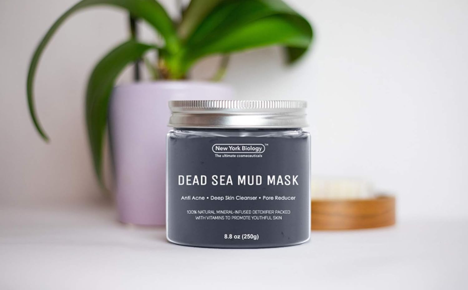 New York Biology Dead Sea Mud Mask for Face and Body - Spa Quality Pore Reducer for Acne, Blackheads and Oily Skin - Tightens Skin for A Healthier Complexion - 8.8 oz… : Beauty