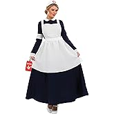 fun shack Florence Nightingale Costume - Civil War Nurse Apron, Vintage Nurse Uniform