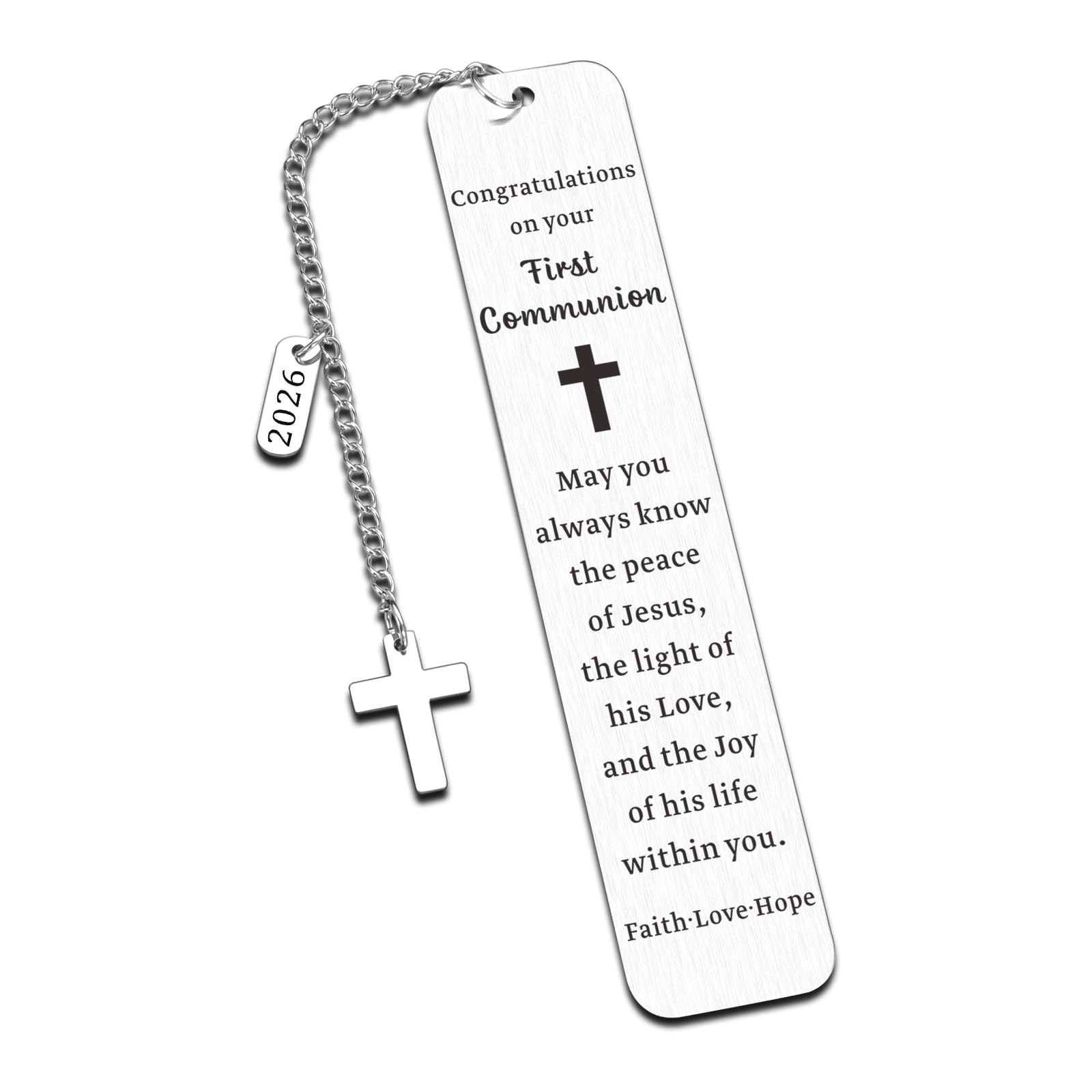 First Communion Gifts for Girls Boys Baptism Catholic Confirmation Gifts for Teens Boys Girls 1st Holy Communion Gifts Christian Religious Bible Verse Gifts for Goddaughter Godson Women Men Faith
