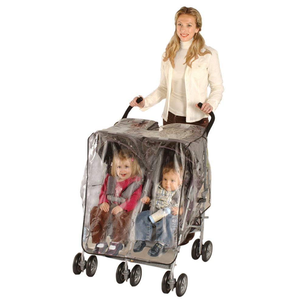 Photo 1 of Jeep Side by Side Stroller One Size Weather Shield, White