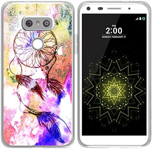 Case for G6 - Topgraph [Anti-Scratch Shock Rubber Slim Fit Clear with Design Full Coverage] Bumper Compatible with LG G6 Dreamcatcher Cute Design