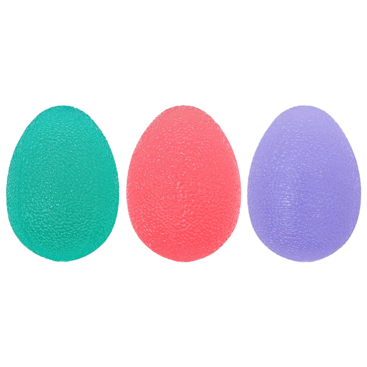 NUZAMAS 3 Pcs Hand Grip Strength Trainer Stress Relief Balls Gel Hand Exercise Balls for Adults and Kids Trainning Stress Relief Grip Strengthening(Pink Green Purple)