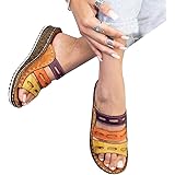 3 color stitching sandals