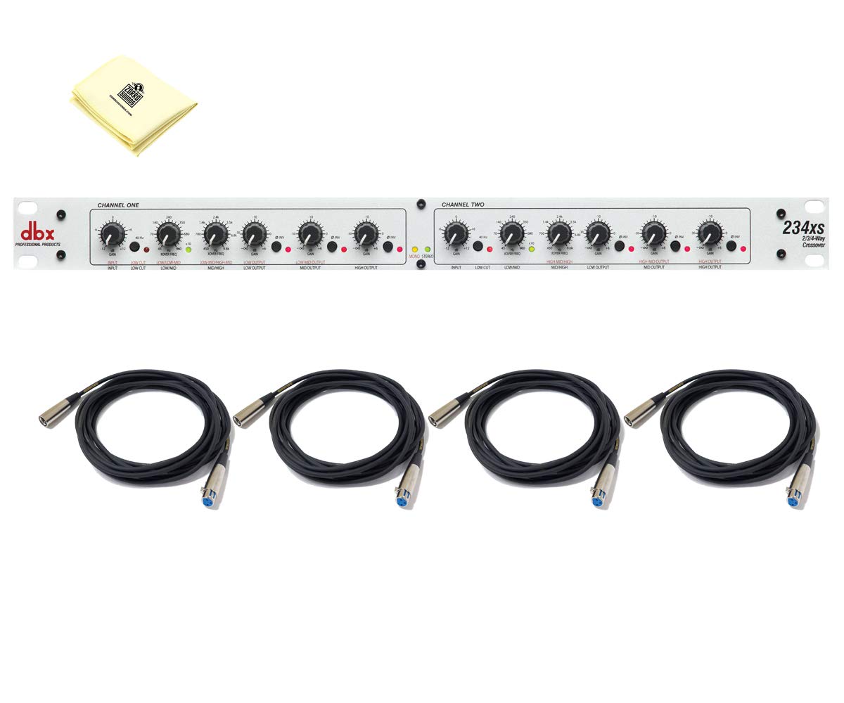 dbx 234xs Stereo 2/3 Way Mono 4-Way Crossover with