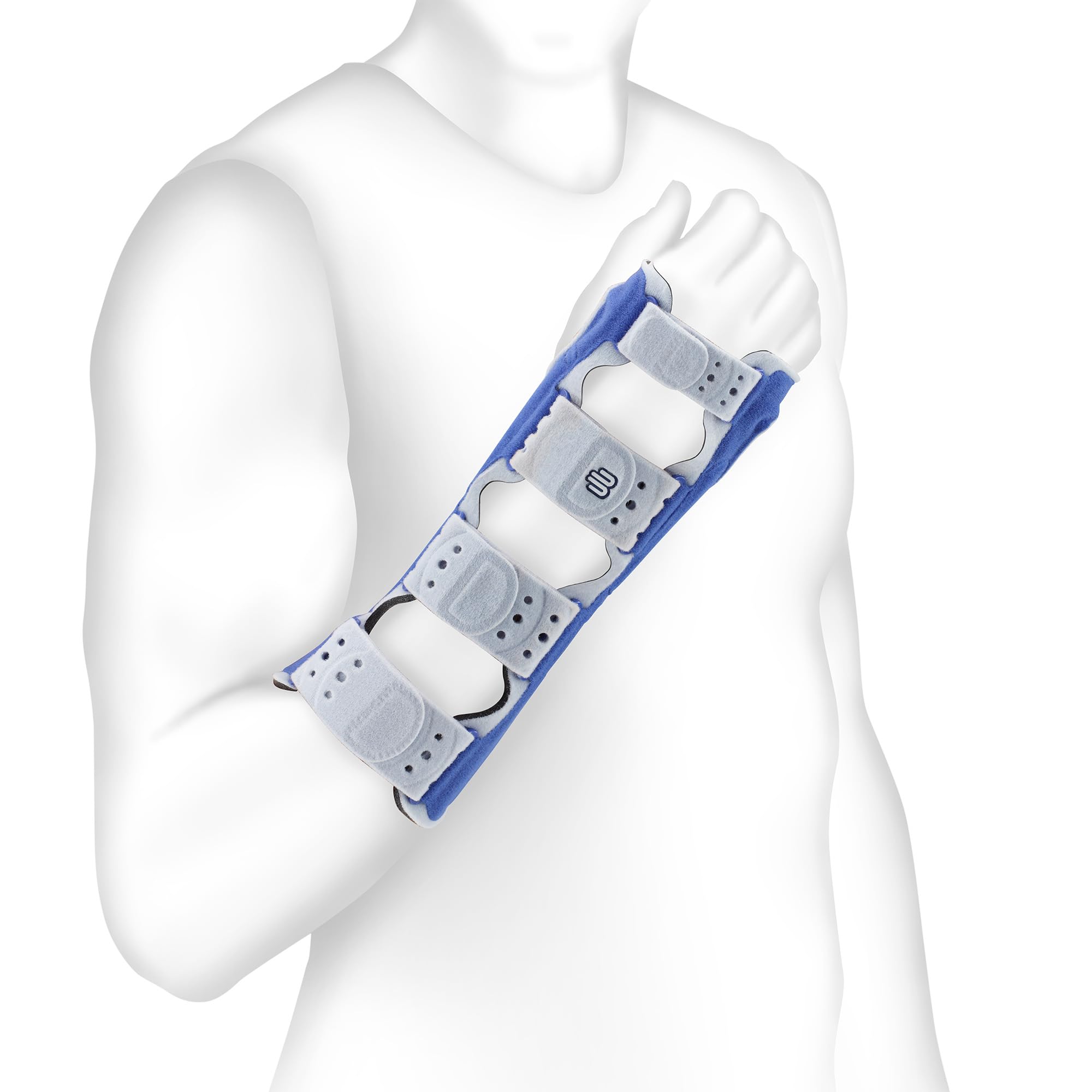 Bauerfeind Orth MANULOC Rhizo Long Hand Grip Stabilorth Size 3 Titanium 275 g