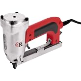 ROBERTS 10-600 3/16" Crown, 120V, 15-Amp, 20 Gauge Electric Stapler with Carrying Case, Red