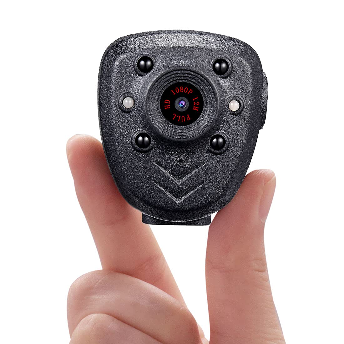 Mini Body Camera HD1080P Video Recorder Built-in 32GB Memory Card, Wearable Police Cam with Night Vision, Pocket Clip for Office, Law Enforcement, Security Guard, Home, Car, Bike, Hiking