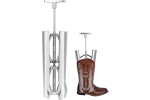 Boot Stretcher Calf & Ankle For Women & Men, Heavy Duty Boot Stretcher For Cowboy, Tall, Leather Boots, Cast Aluminum Boot Wi