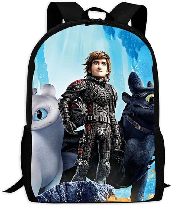 Amazon.com: Train Your Dragon Hidden World Boys/Girls School Bookbag