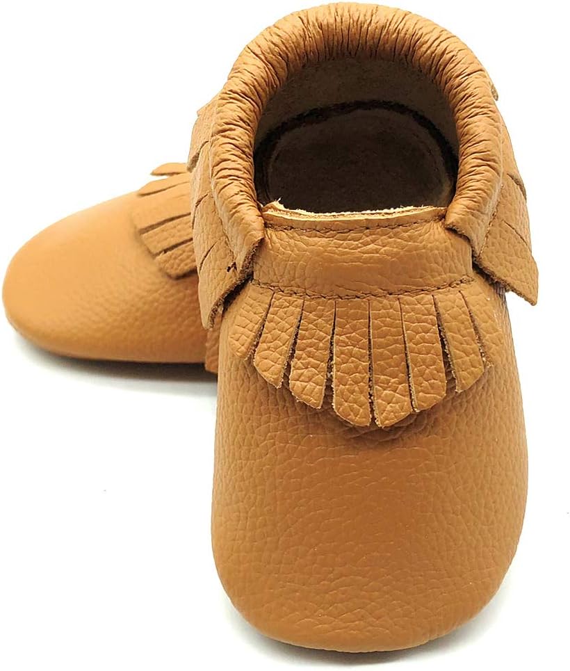 Owlowla Baby Soft Sole Leather Crib Shoes Infant Toddler Pre-Walker Shoes Boy Girl …