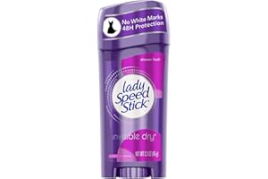 Lady Speed Stick Invisible Dry, Shower Fresh, 2.3 Ounces each (Pack of 4)
