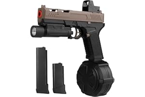 Gel Blaster JM-X8 with Drum,Range Full-Size Electric Automatic Splatter Upgrade Version for X 2,Outdoor Games 7.4V 1200mAh Ba