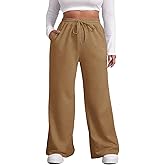 MK Shop Limited Plus Size Wide Leg Pants for Women Yoga Sweatpants Lounge High Waisted Drawstring Baggy Pants with Pockets