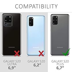 kwmobile Case Compatible with Samsung Galaxy S20