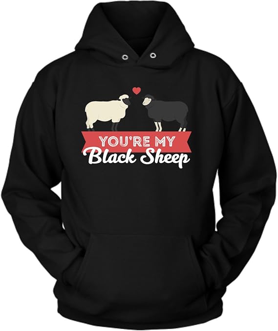 Amazon.com: Black Sheep Hoodie | Black Sheep Cotton Fleece Hoodie | Great Hoodie with a Creative 