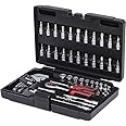 KS TOOLS 1/4" Socket Set, 51 pcs