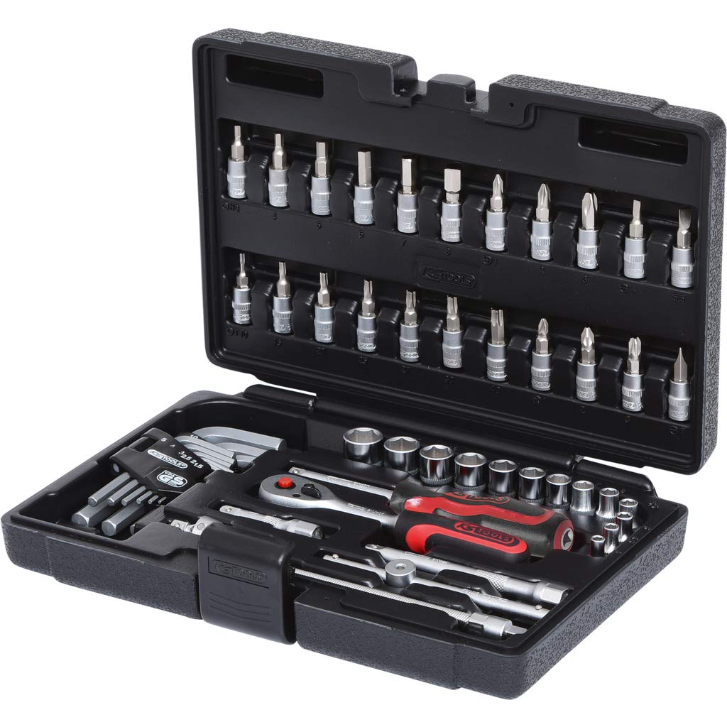 KS Tools 911.0651 1/4-inch Superlock Socket Set (51 Pieces)