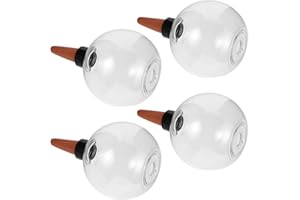 Gatuida 4Pcs 500Ml Plastic Plant Watering Globes – Self Watering Bulbs Automatic Drip Device for Indoor