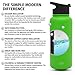 Simple Modern 32oz Summit Water Bottle - Stainless Steel Metal Flask +2 Lids - Wide Mouth Double Wall Vacuum Insulated Green Leakproof Thermos -Candy Apple