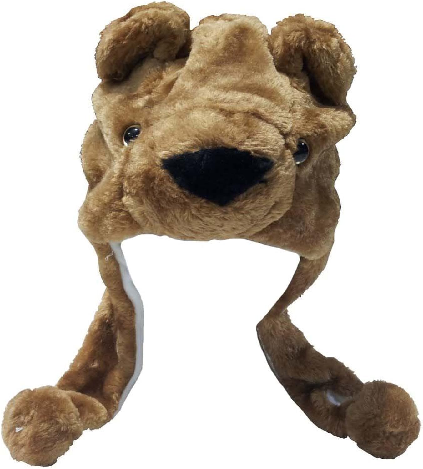 Ladies/Teenage Fun Plush Soft Animal Hats with Ear Flaps Assorted