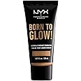 NYX PROFESSIONAL MAKEUP Born To Glow Naturally Radiant Foundation, Medium Coverage - Golden