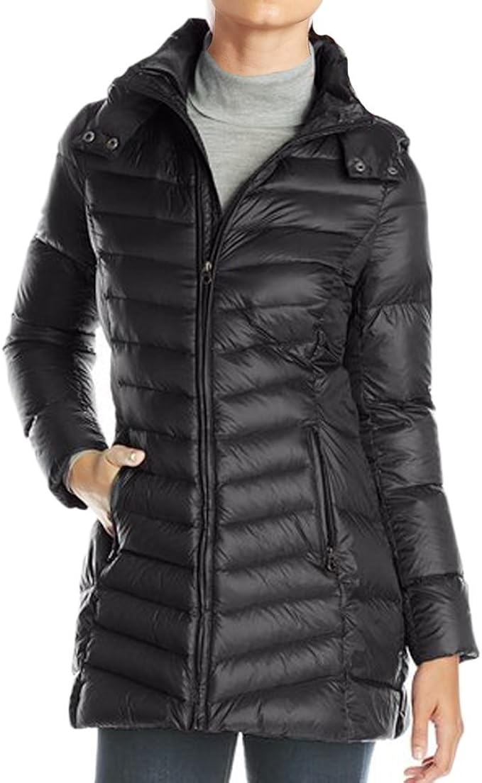 Tommy Hilfiger Women's Mid Length Packable Down Coat with
