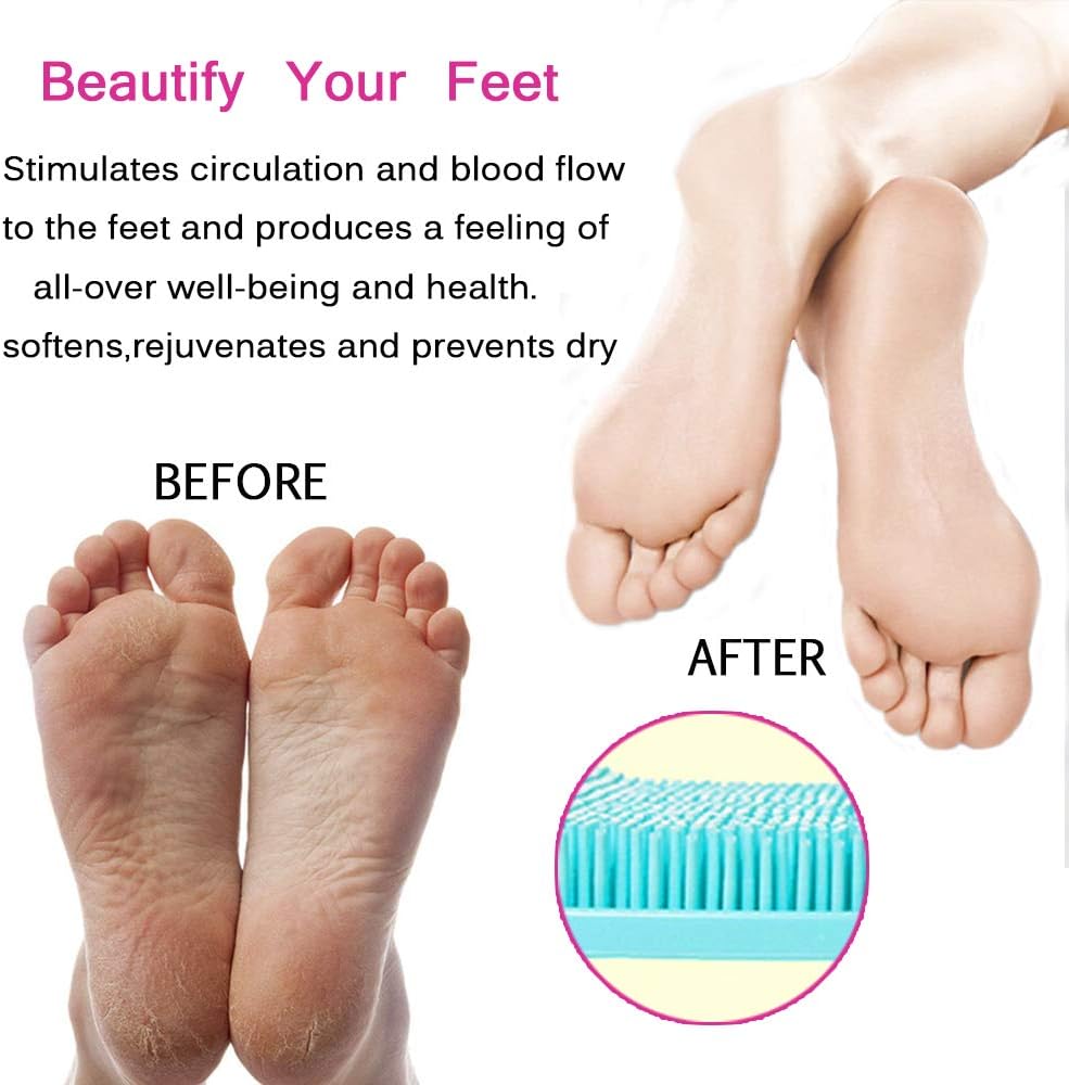 Shower Foot Scrubber Massager Cleaner for Shower Floor , Acupressure Mat with Non-Slip Suction Cups, Improve Circulation,Exfoliation, Massage Mat, Foot Cleanerand Reduce Feet Pain: Health & Personal Care