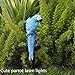 Solar Garden Lights Parrot Sculpture Solar LED Lights Powered by Solar Outdoor Adjustable Solar Panel for Garden Courtyard Home Decoration, Warm White (Blue&Yellow)