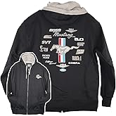 David Carey Originals Ford Mustang Car Logo Embroidered Hoody