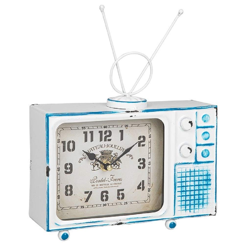 PAST TIMES CLOCK Retro Television Clock