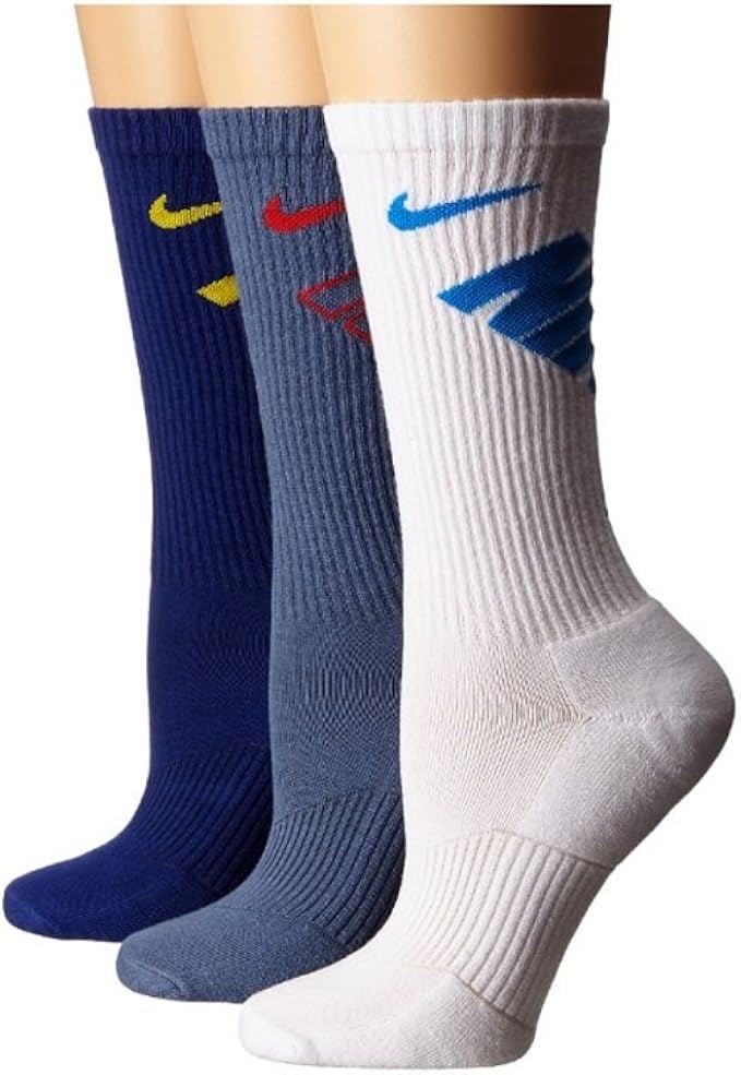 Nike 3 Pack Youth Performance Cotton Socks Multi Color