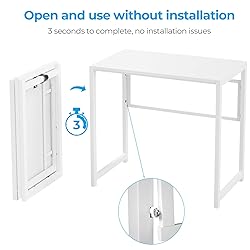 GreenForest Folding Desk for Small Spaces,31.5 in