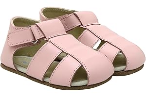 Robeez First Kicks Baby Girl and Unisex Sandals for Infant/Toddlers - 0-24 Months