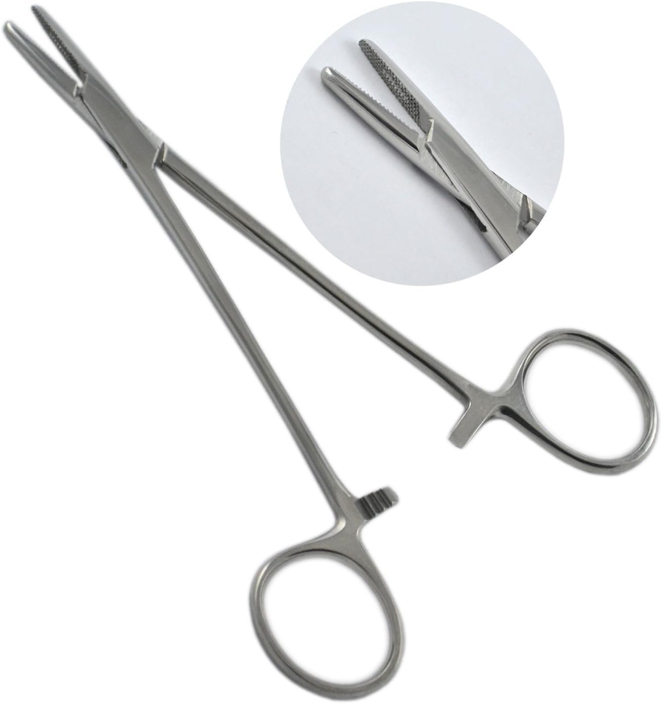 INSGB® - Locking Pliers Suturing Body Piercing Needle Holder Tools Mayo Hegar Veterinary