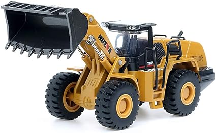 metal toy bulldozer