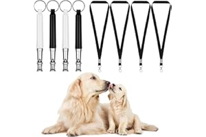 Vandlciad 2-Piece Dog Whistle Set, Adjustable ultrasonic Silent Dog Whistle Silent Dog Training Tool, Effective Command Dog Training Solution. High Frequency Training Whistle is Very Suitable (2)