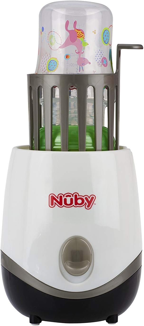 Nûby ID1564 Baby Food Warmer and Steriliser 2-in-1 White, 3 Count (Pack of 1) - Image 4