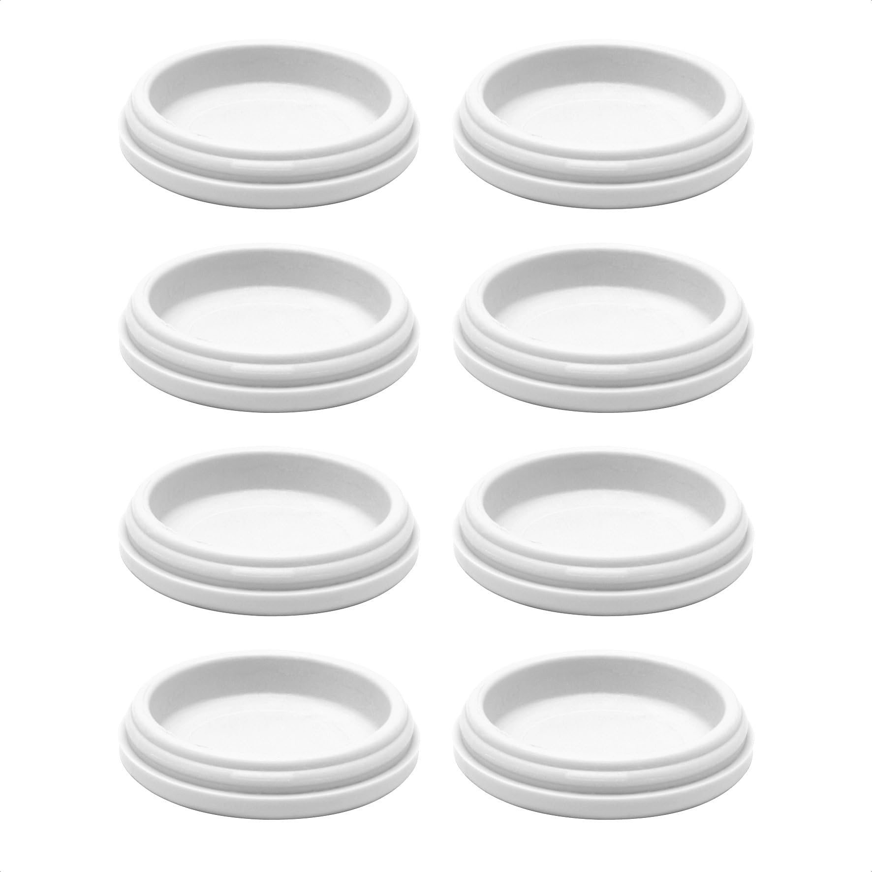 WAGNER QuickClick® Plastic glides furniture glides chair glides replacement I 8pcs. set replacement glides exchangeable - plastic HYPER - Ø 30 mm - for base Ø 30 mm - Made in Germany - 15793000