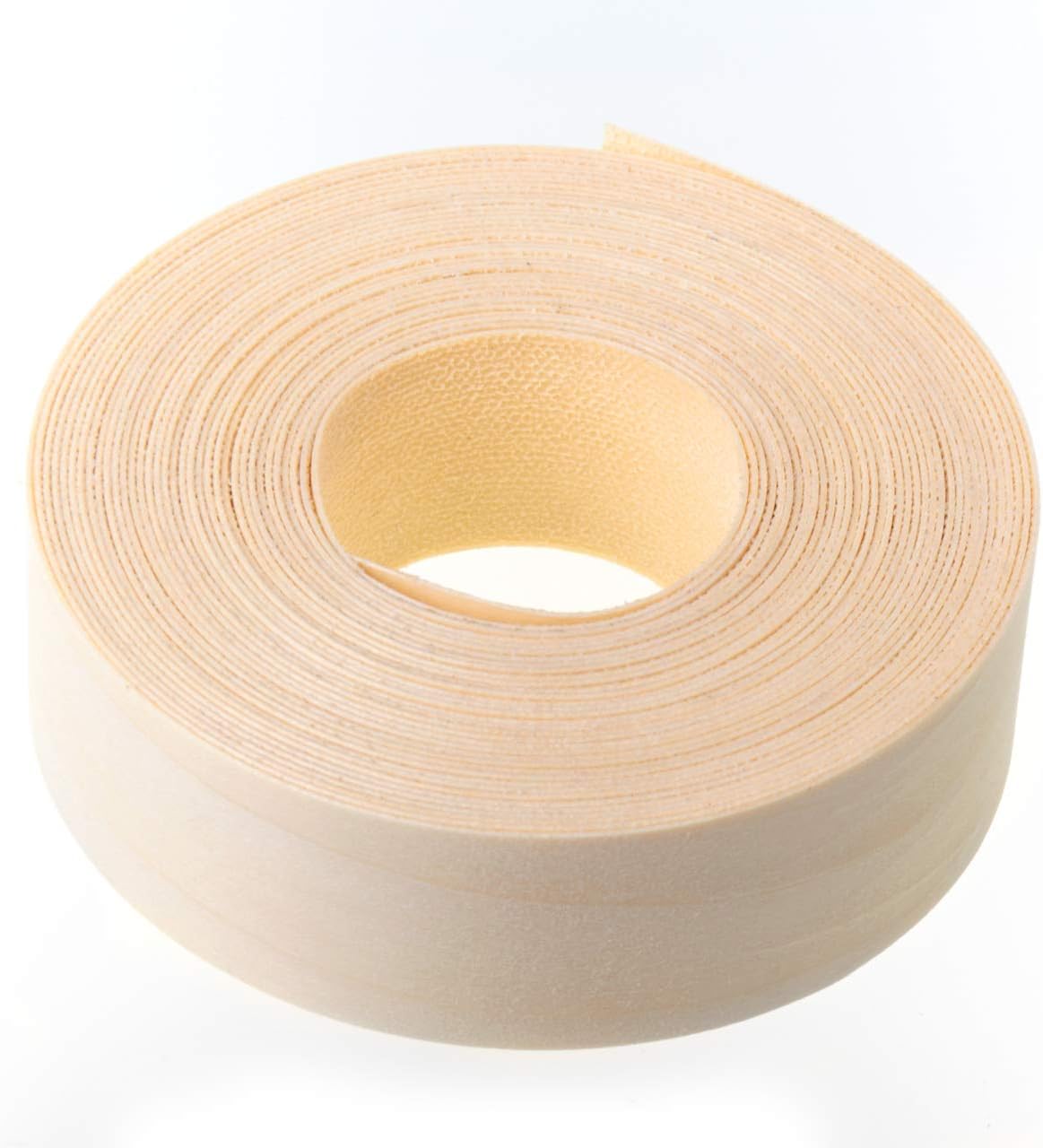 30mm White Tulipwood Veneer Edging 7.5m Roll PreGlued IronOn Real