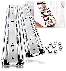 YENUO Heavy Duty Drawer Slides Full Extension Side
