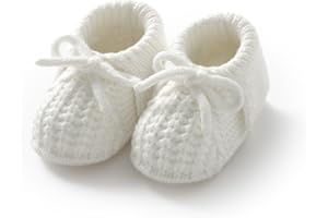 Wugugu Baby Booties Newborn Boys Girls First Walkers Soft Knit Infant Sock Shoes Cozy Crochet Toddler Crib Boots