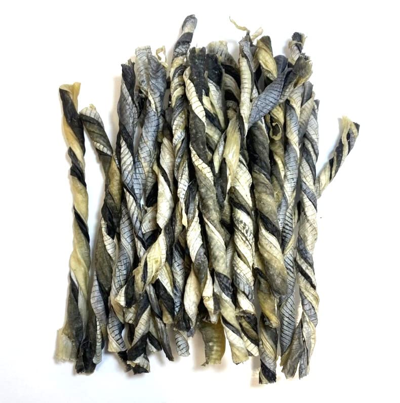 Dried Fish Twists 1kg 100% Natural Dog Treats Chews A Natural Source of Omega 3 and Collagen LODF