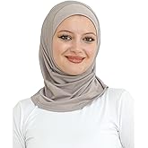Prien Sport Instant Hijab For Women, Muslim Cotton Turban, Soft Head Scarf, Ready To Wear Hijabs Prayer Clothes, Islamic Wear