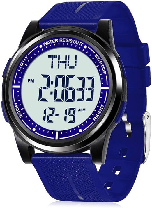 digital watch with stopwatch and timer