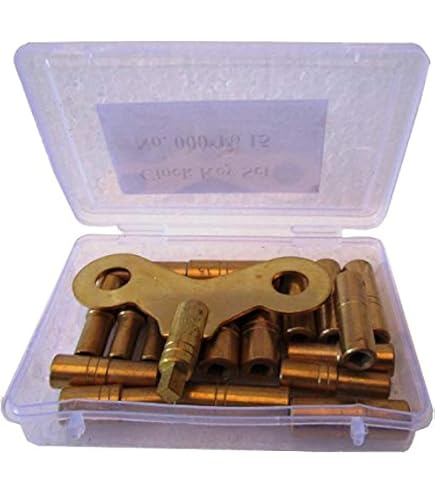 Hawk TJ9652 Set Universale Di Chiavi Per Orologi In Ottone – 10 Misure (Pari E Dispari) Da 2,75mm A 5mm