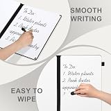 AGM Dry Erase Mini Whiteboard A4 30x21.5 cm Double-Sided with 3 Pens Kit view 4